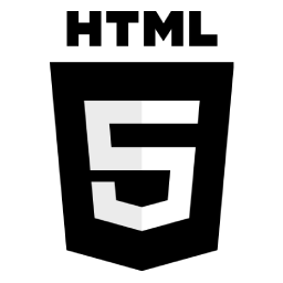 Logo related to technology Html5