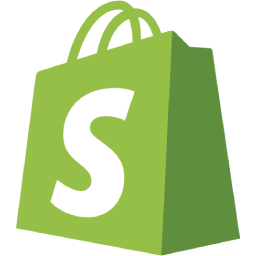 Logo related to technology Shopify